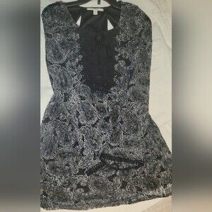 Witchy Long Sleeve Womens Goth Dress, Size Small
